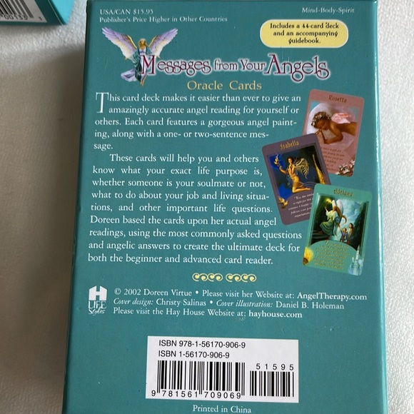 Messages from Your Angels Doreen Virtue Oracle Cards - Picture 2 of 6